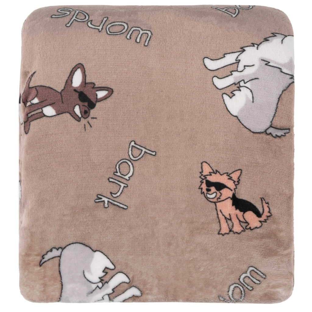 Плед Ardesto Flannel 100% поліестер, песики в окулярах 160х200 см (ART0129PB) Плед Ardesto Flannel 100% поліестер, песики в окулярах 160х200 см (ART0129PB)