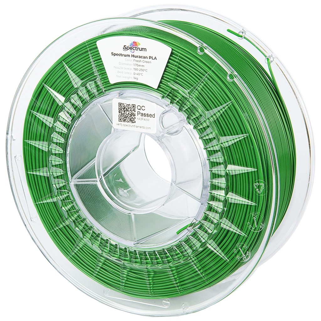 Пластик для 3D-принтера Spectrum PLA Huracan PLA 1.75mm 1kg FRESH GREEN (80923)
