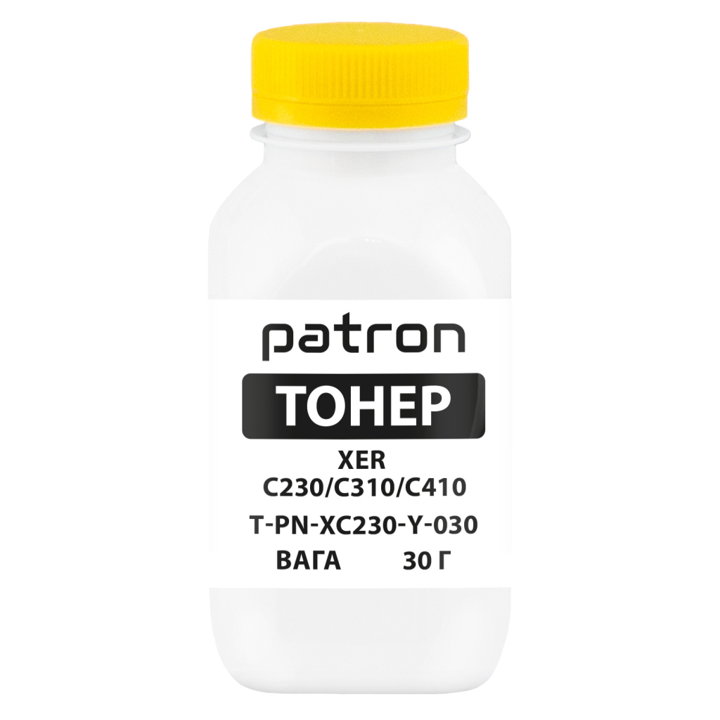 Тонер XER C230/C310/C410, 30 г, Yellow Patron (PN-XC230-Y-030)