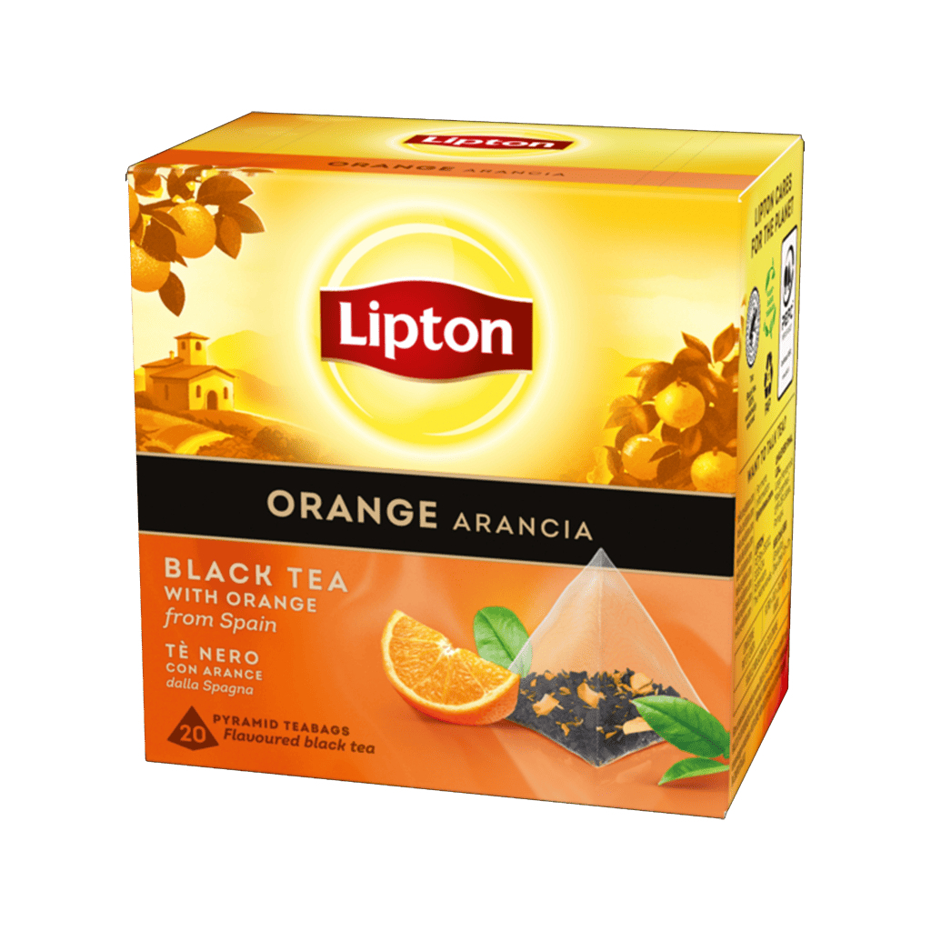Чай Lipton зі смаком апельсину 20 пакетиків (5063270109809)