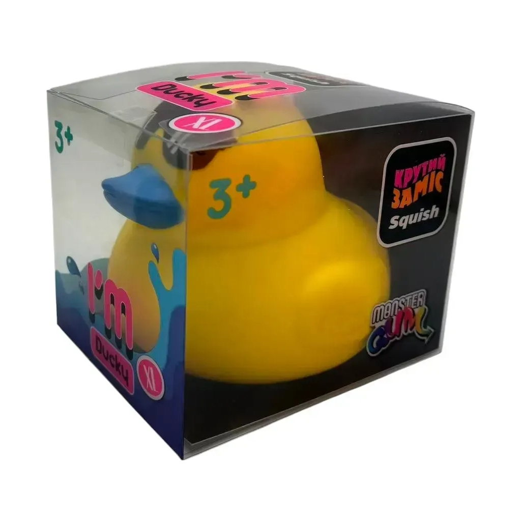 Антистрес Monster Gum Крутий заміс I'm Ducky XL жовта (AS25004)