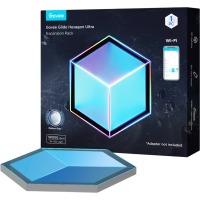 Світильник Govee H106A Glide Hexagon Light Panels Ultra expansion pack, 1шт, RGBIC, WI-FI/Bluetooth, фіолетовий (H106A007)