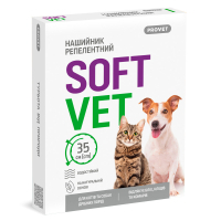 Animal collar ProVET SOFTVET for cats and dogs of small breeds repellent 35 cm (4823082441204)