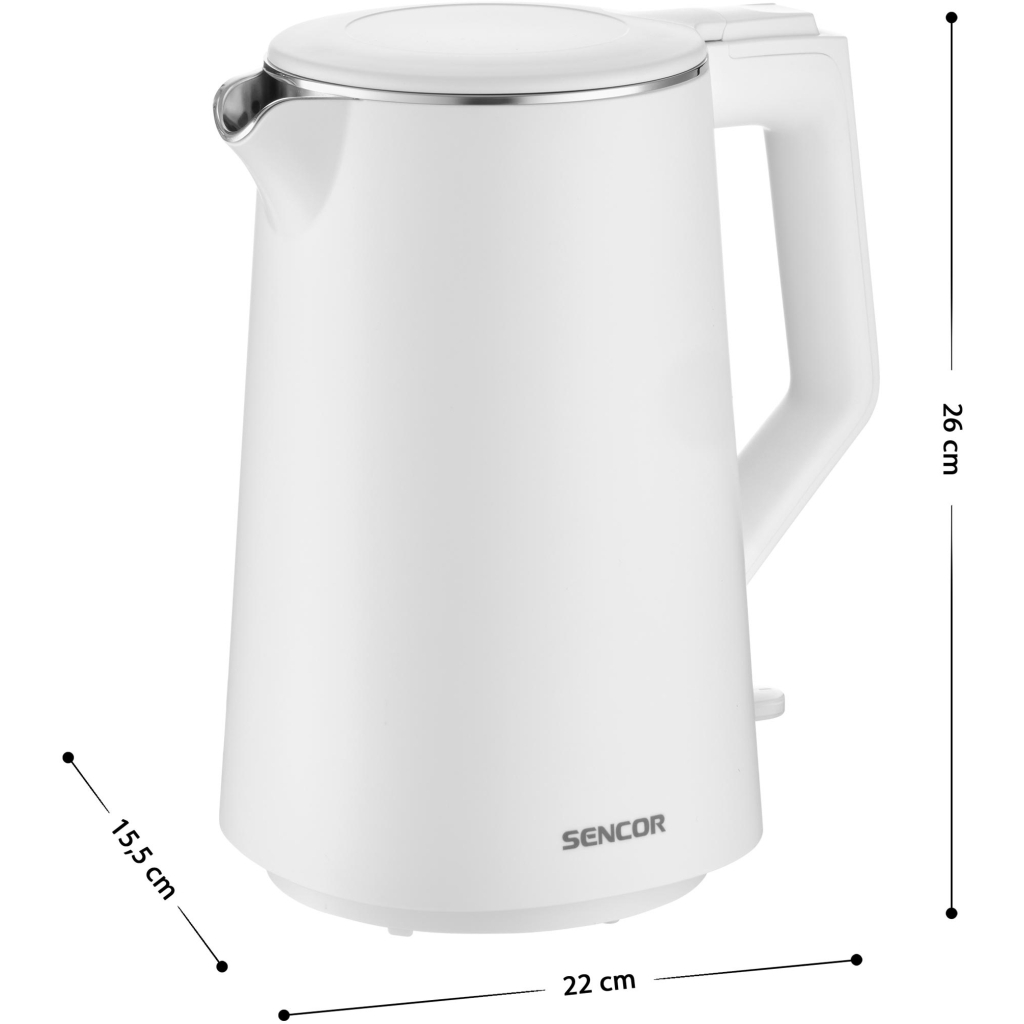 Електрочайник Sencor SWK 0550WH