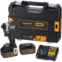 Шуруповерт DeWALT McLaren F1 TEAM LIMITED EDITION, 18V, АКБ 2x5Ah, 205Нм, 1000-2800-3250об/хв, кейс, ЗП, 1.0кг (DCF85MP2T)