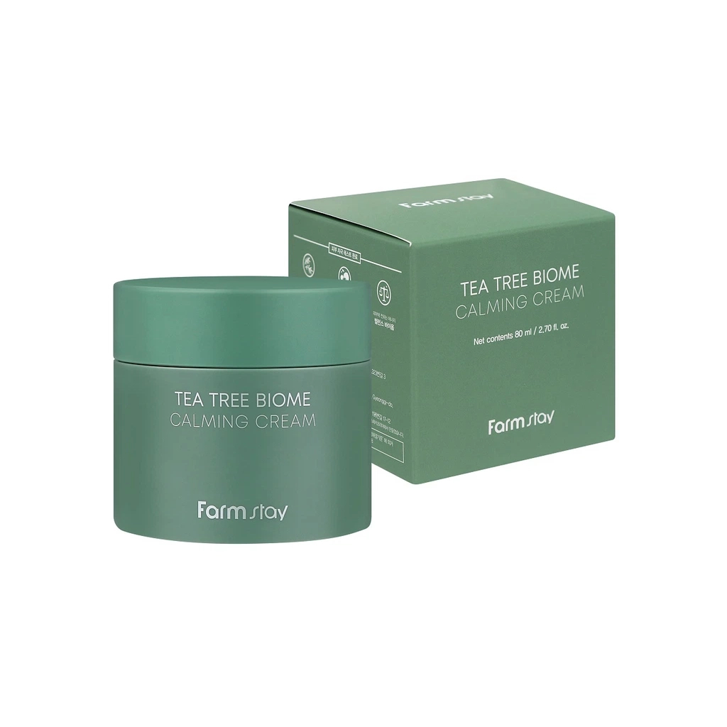 Крем для обличчя FarmStay Tea Tree Biome Calming Cream 80 мл (8809783321416)
