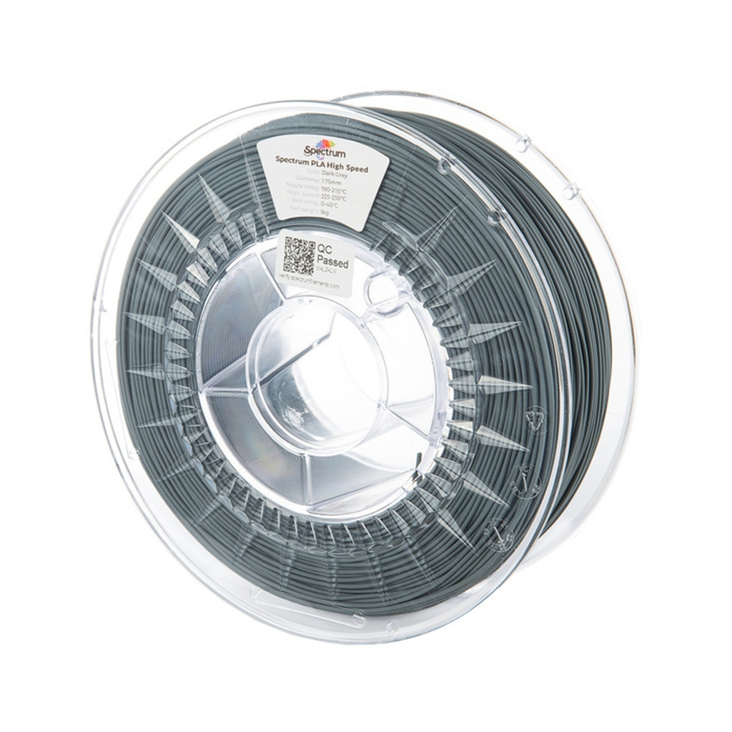 Пластик для 3D-принтера Spectrum PLA HS Premium 1.75mm 1kg Dark Grey (81070)
