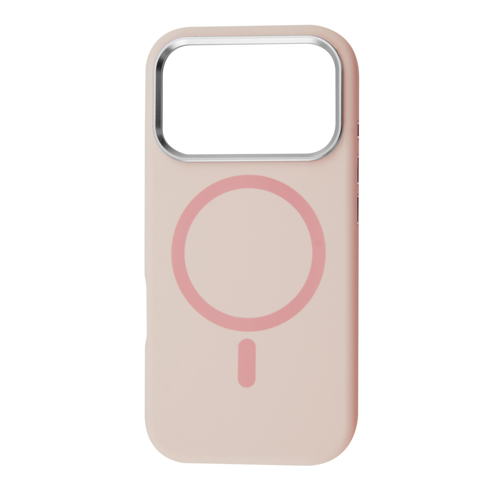 Чохол до мобільного телефона BeCover FIBRA Silicone OmniMag Apple iPhone 17 Pro Light Pink (716219)