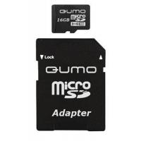 Карта пам'яті Qumo 16Gb microSDHC UHS-I class 10 (QM16GMICSDHC10U1)