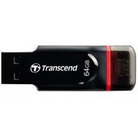 USB флеш накопичувач Transcend JetFlash 340 USB2.0 On-The-Go (TS64GJF340)