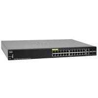 Комутатор мережевий Cisco SG350-28MP-K9-EU