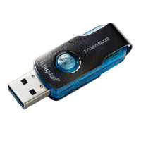 USB флеш накопичувач Kingston 16GB DataTraveler Swivl Blue USB 2.0 (KC-U2B16-6RB)