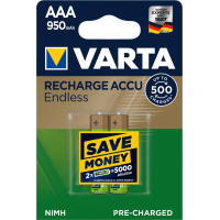 Акумулятор Varta AAA Rechargeable Accu Endless 950mAh * 2 (56683101402)