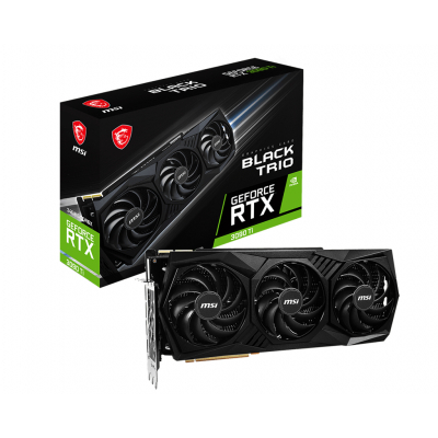 Відеокарта MSI GeForce RTX3090 Ti 24Gb BLACK TRIO (RTX 3090 Ti BLACK TRIO 24G)