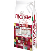 Dry food for dogs Monge Dog Mini Puppy&Junior with the taste of chicken and rice 15 kg (8009470006101)