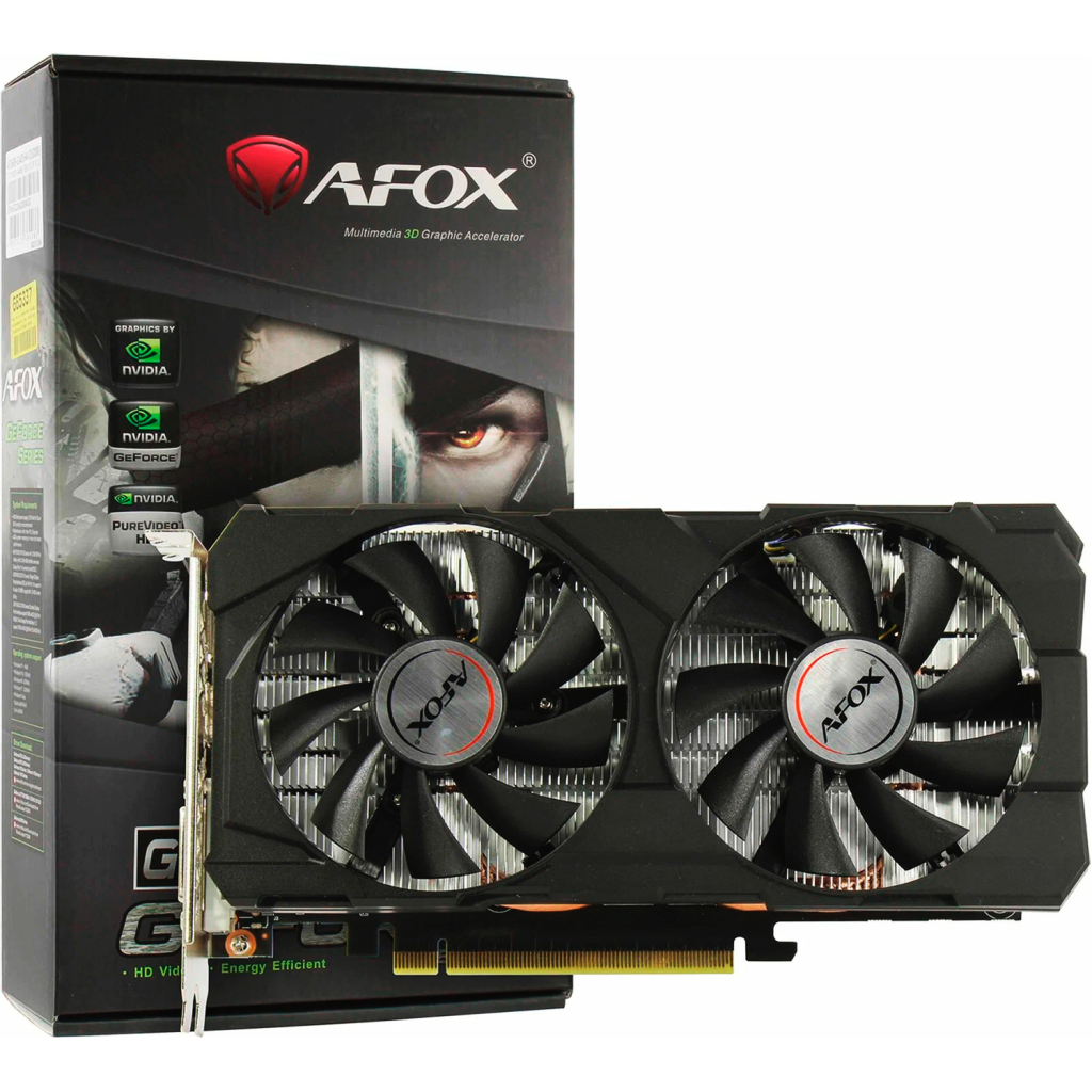 Відеокарта GeForce GTX1660 Ti 6Gb Afox (AF1660TI-6144D6H4) Відеокарта GeForce GTX1660 Ti 6Gb Afox (AF1660TI-6144D6H4)