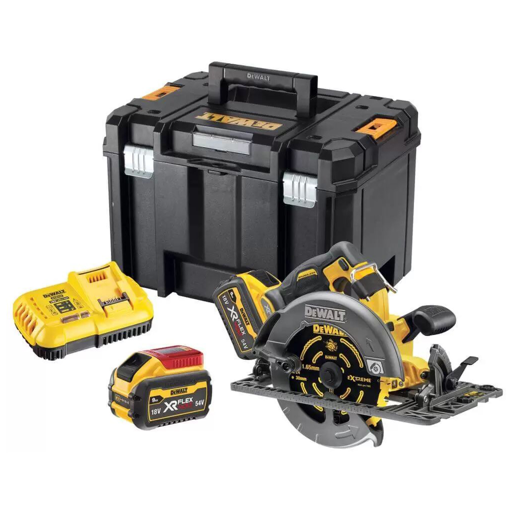 Дискова пила DeWALT 54В XR FLEXVOLT Li-lon диск 190х30 мм, 2x3Ah, 3.7 кг, кейс TSTAK (DCS579X2) Дискова пила DeWALT 54В XR FLEXVOLT Li-lon диск 190х30 мм, 2x3Ah, 3.7 кг, кейс TSTAK (DCS579X2)