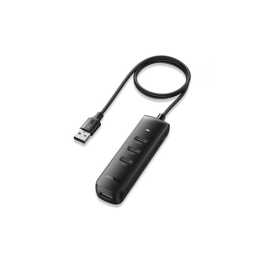 Концентратор Ugreen CM416 4-port 1.0m USB2.0 active (80657) Концентратор Ugreen CM416 4-port 1.0m USB2.0 active (80657)