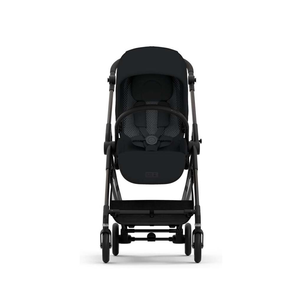 Коляска Cybex Melio Carbon Moon Black (з бампером) (522002639)