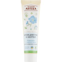 Hand cream Green Pharmacy Chamomile and linseed oil 100 ml (4823015905810)