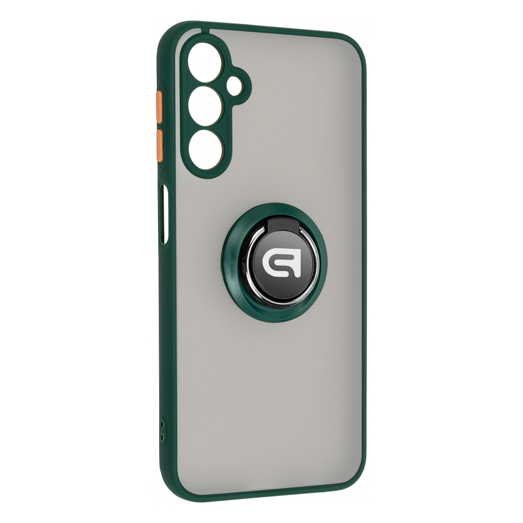 Чохол до мобільного телефона Armorstandart Frosted Matte Ring Samsung A24 4G (A245) Dark Green (ARM68895) Чохол до мобільного телефона Armorstandart Frosted Matte Ring Samsung A24 4G (A245) Dark Green (ARM68895)