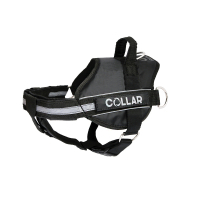 Harness for dogs Dog Extreme Police N5 with flashlight 85-115 cm black (07131)