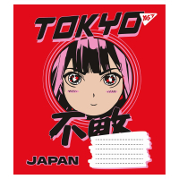 Notebook Yes A5 Anime 36 sheets, cell (766408)