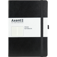 Notebook Axent Partner Prime 145x210 mm A5 96 sheets cell Black (8305-01-A)