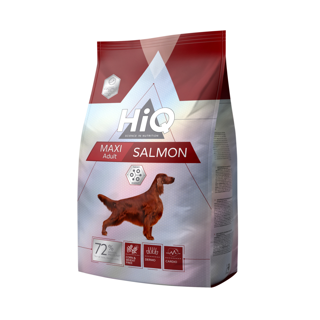 Сухий корм для собак HiQ Maxi Adult Salmon 2.8 кг (HIQ45884)