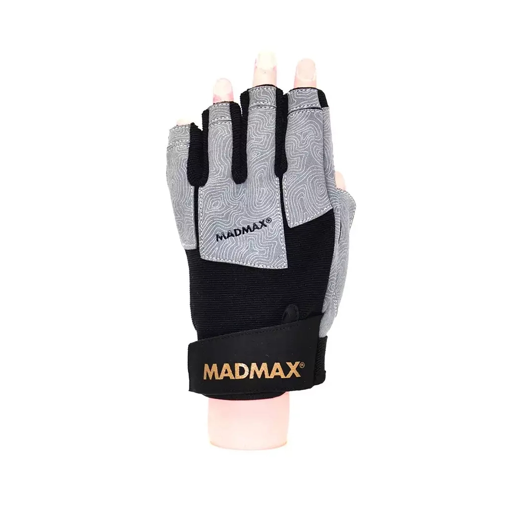 Рукавички для фітнесу MadMax MFG-871 Damasteel Grey/Black L (MFG-871_L)