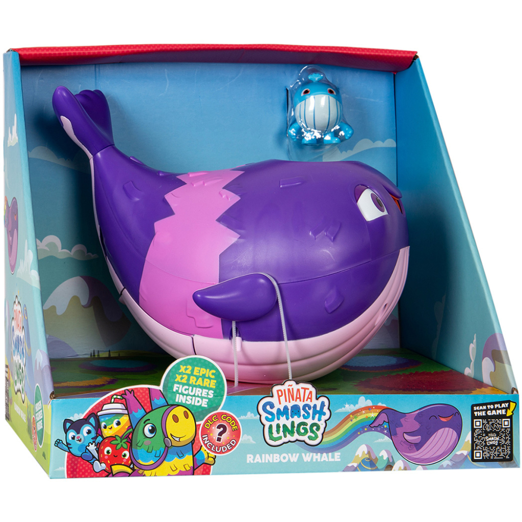 Ігровий набір Pinata Smashlings Райдужний кит (кит, 4 фігурки, аксесуари) (SL9003) Ігровий набір Pinata Smashlings Райдужний кит (кит, 4 фігурки, аксесуари) (SL9003)