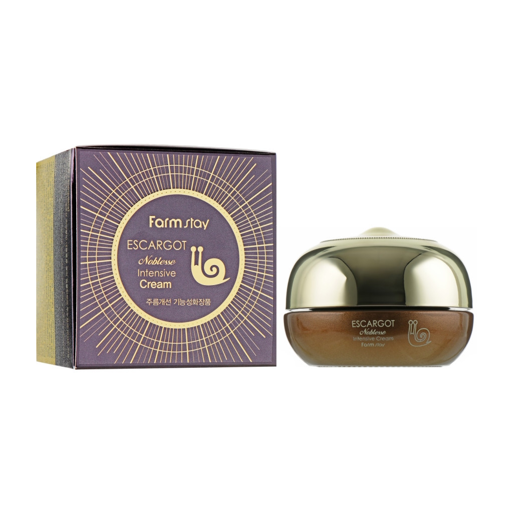 Крем для шкіри навколо очей FarmStay Escargot Noblesse Intensive Eye Cream З екстрактом королівського равлика 50 мл (8809317289281)