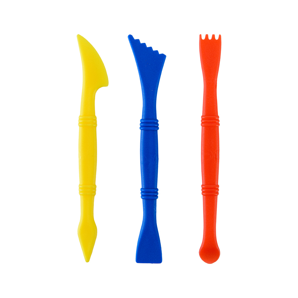 Пластилін Kite Hot Wheels у боксі 7 кольорів + 8 інструментів, 380 г (HW22-080)