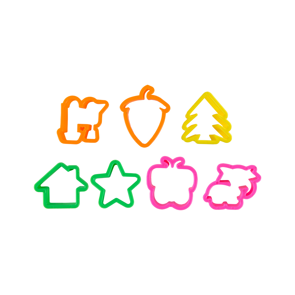 Пластилін Kite Hot Wheels у боксі 7 кольорів + 8 інструментів, 380 г (HW22-080)