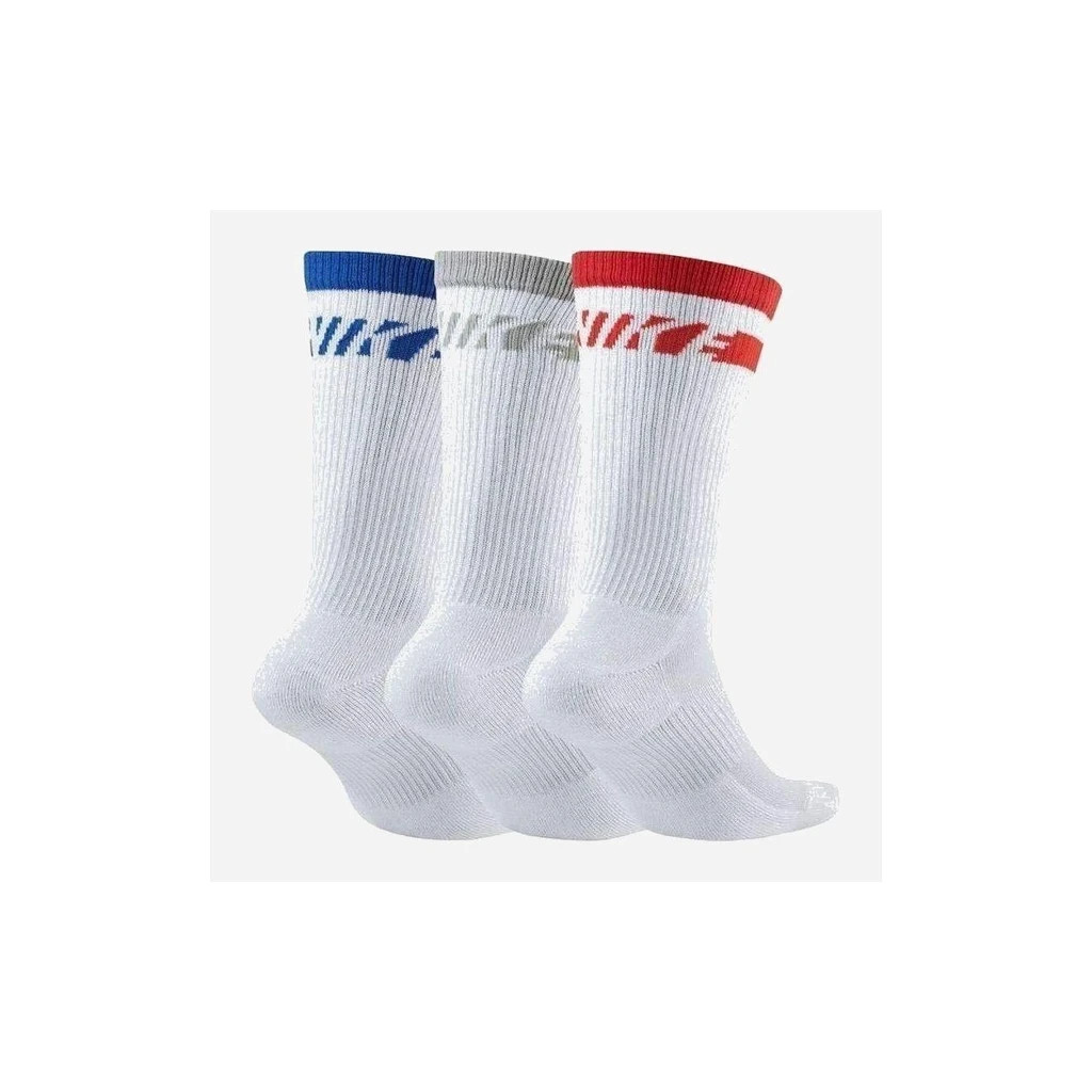Шкарпетки Nike U NK EVERYDAY PLUS CUSH CREW 3PR CZ0502-903 38-42 3 пари Білий/Мультиколор (194500885493)