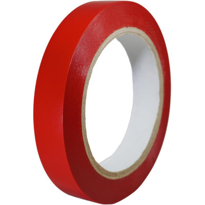 Ізоляційна стрічка XILIN 0.13мм*18мм*10м Red, temp0+80°С, 600V, 10 шт. (0,13мм*18мм*10м-R)