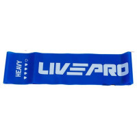 Еспандер LivePro Fitness Band Heavy LP8415-H блакитний Уні 200х15см (9,1кг) (6951376153682)