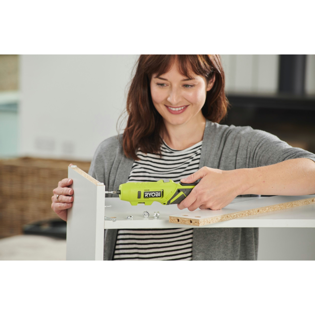 Викрутка акумуляторна Ryobi RSDP4-120G 4В, USB, Lithium, 1х2Ah, 5Нм, 200об/хв, поворотна ручка (5133005958)
