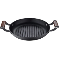 Frying pan MasterPro Odin-grill cast iron, 28 cm, round (BGMP-3820)