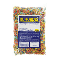 Резинки для грошей Buromax 1000 г, асорті, 25 мм (BM.5519-04)