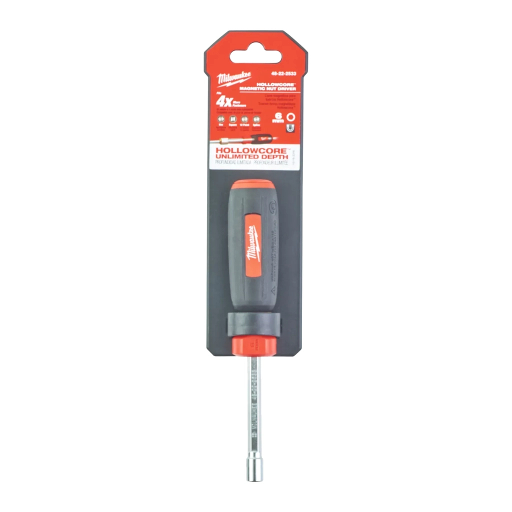 Викрутка Milwaukee HollowCore MILWAUKEE HEX 6мм/М3,5, Red (48222533)