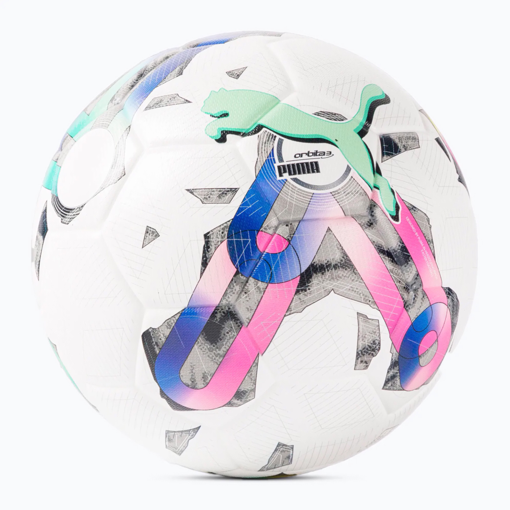М'яч футбольний Puma Orbita 3 TB (FIFA Quality) 083777-01 білий, жовтий, рожевий, зелений 4 (4065449744270)