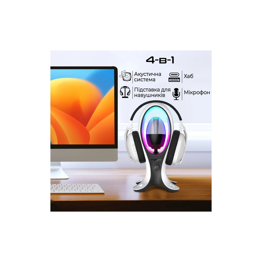 Акустична система Promate Alpha-X USB Black (alpha-x)