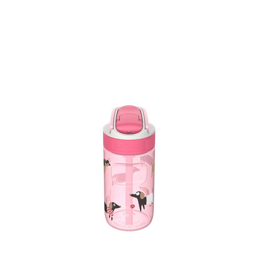 Пляшка для води Kambukka Lagoon kids Diva Dogs 400 мл рожева (11-04056)