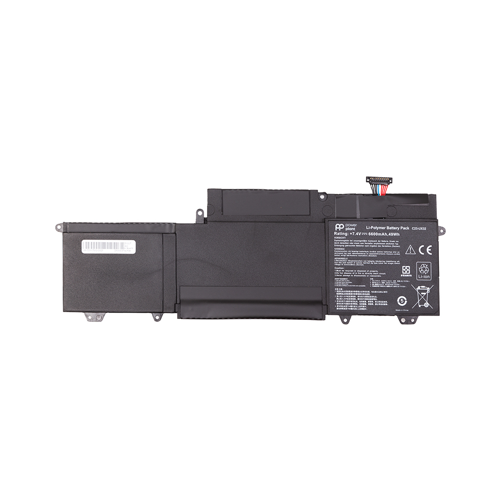 Акумулятор до ноутбука ASUS VivoBook U38N (C23-UX32) 7.4V 6600mAh PowerPlant (NB432264)