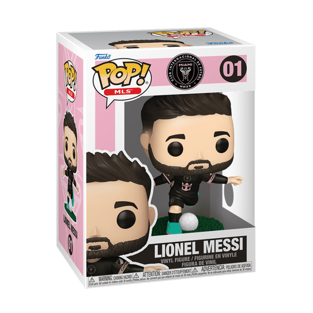 Фігурка Funko Pop серії Футбол: Інтер Маямі - Ліонель Мессі (88617) Фігурка Funko Pop серії Футбол: Інтер Маямі - Ліонель Мессі (88617)