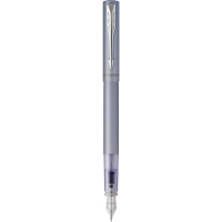 Fountain pen Parker VECTOR 17 XL Metallic Silver Blue CT FP M (06 112)