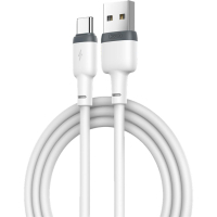 Дата кабель USB 2.0 AM to USB-C 1.0m 2.1A white XO (XO-NB-208-TC-1-WH)
