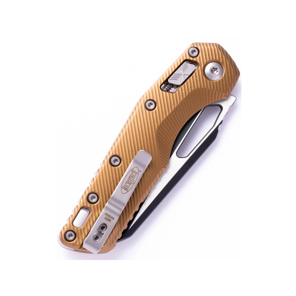 Ніж Microtech MSI SE, fluted black, алюміній, tan (210-1FLTA) Ніж Microtech MSI SE, fluted black, алюміній, tan (210-1FLTA)