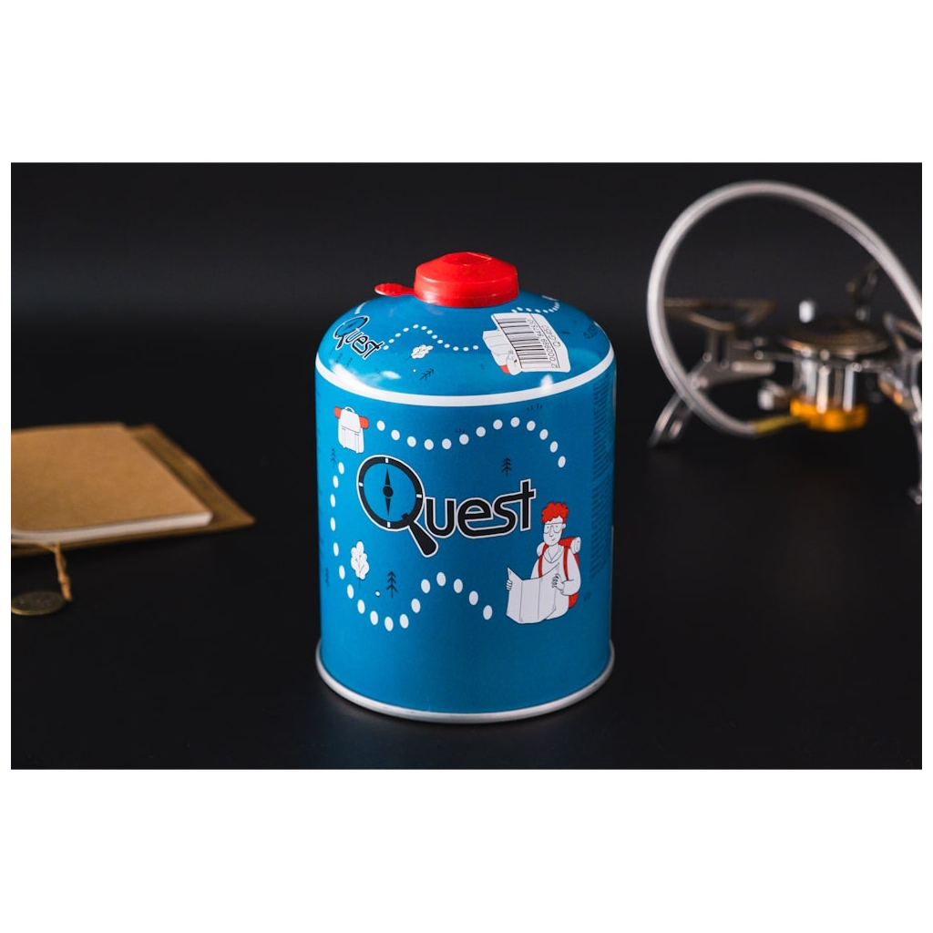 Газовий балон Quest 450 г різьбове з'єднання (набір 12 шт) (Q-G450_12)